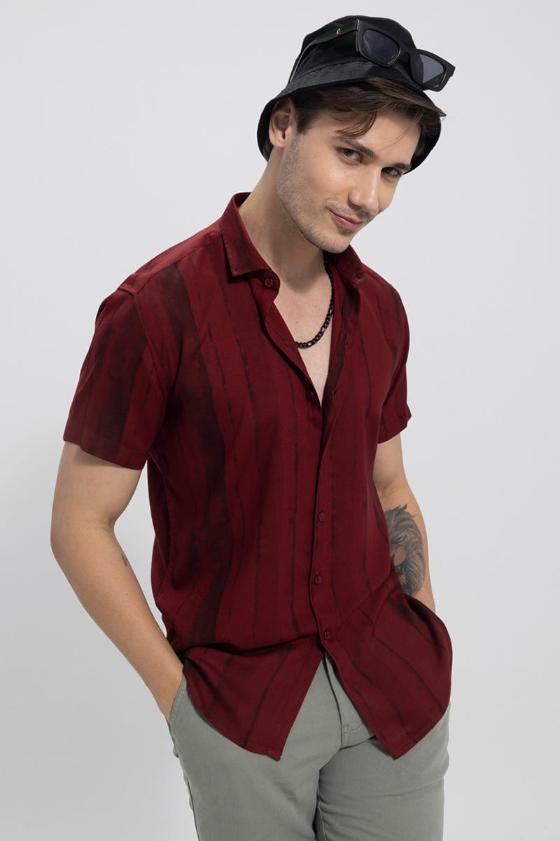 Men's Vertical Stripe Casual Shirt